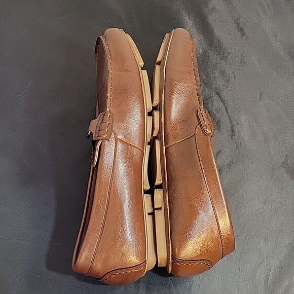 VAN HEUSEN RURUS FLEX MEMORY FOAM SLIP-ON LEATHER MEN'S LOAFERS - Picture 10 of 12